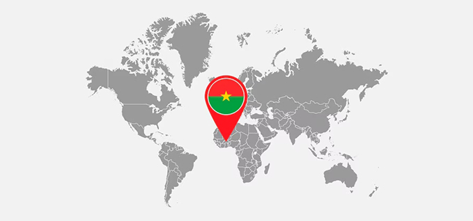 Mapa - Burkina Faso